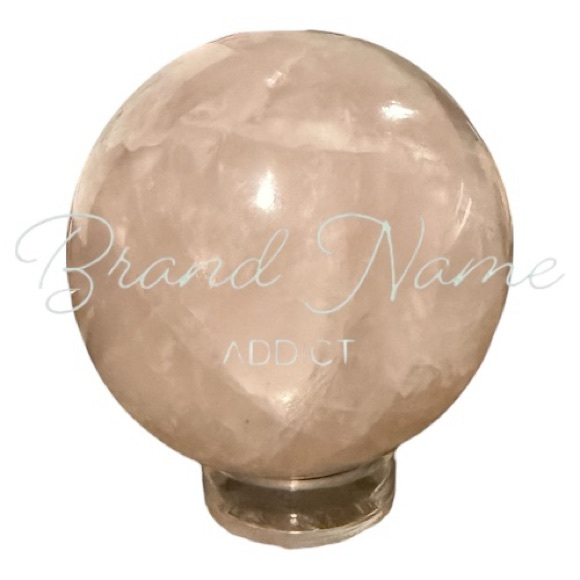 Rose Quartz Star Sphere - Picture 5 of 7